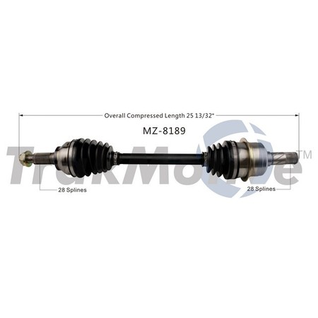 SURTRACK AXLE Cv Axle Shaft, Mz-8189 MZ-8189